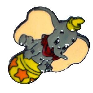Dumbo Lapel Pin Elephant Clown Hat Circus Ball Brooch Badge Accessories Jewelry
